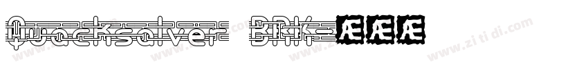 Quacksalver BRK字体转换